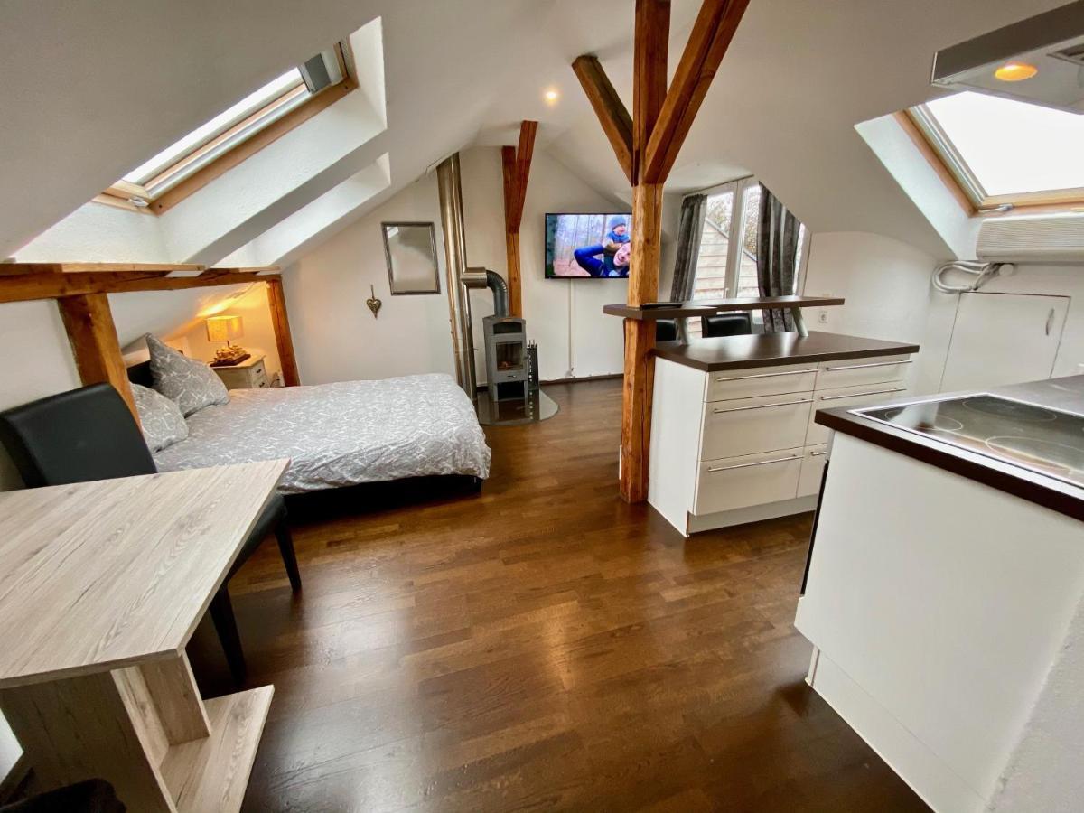 Wohnen Ueber Den Daechern Von Ravensburg, Stadtnah, Kamin, Klima Apartment Exterior photo